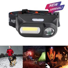 Outdoor Lighting Head Lamp 3W Mini COB LED Headlight For Camping Hiking Fishing Reading Activities White Light Flash Headlamp for worksop working