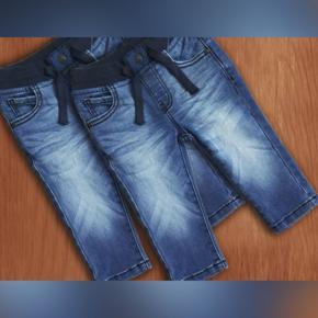 Blue Color Cotton Stretch Denim Pant For Kids