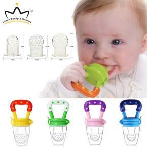 1Pcs Baby Pacifier Feeder For Fruits Baby Feeding Pacifier Random Color