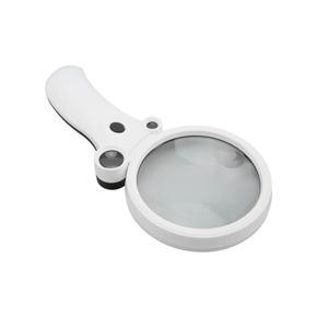 2.5X 4.5X 25X 55X Multiple Magnifications Handheld Magnifying Glass With Light
