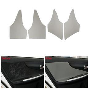 4Pcs Microfiber Leather Interior Car Door Panel Covers Protective Trim for Toyota Corolla 2007 2008 2009 2010-2013