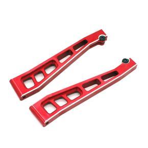 BRADOO 2Pcs Metal Front and Rear Upper Suspension Arm for JLB Racing CHEETAH 11101 21101 J3 Speed 1/10 RC Car Upgrade Parts