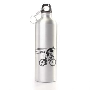 2014 newest 750ml Cycling Camping Bicycle bike kettle Sports Aluminum Alloy Water Bottles T-east Silver - silver