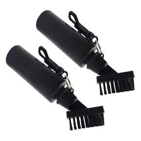 ARELENE 2X Golf Brush Golf Club Groove Tube Cleaner Deep Clean Iron Grooves Golf Squeeze Bottle Water Dispenser for Golf Club