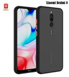 For Xiaomi Redmi 8 Translucent Matte Cover (Shockproof And Anti-Drop Protection) Smoky Frosted Case