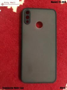 Huawei Y9 2019 Translucent Matte Cover (Shockproof And Anti-Drop Protection) Smoky Frosted Case