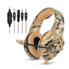 Camouflage Gaming Headset PS4 Computer Xbox Gamer Headset with Mic