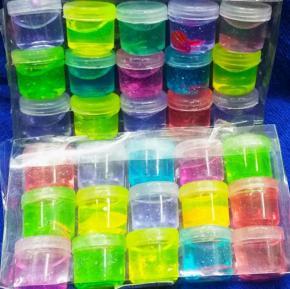 15 Piece of Slime in 1 Box, Crystal Mud Slime, Magnetic Polymer Clay Plasticine Mud Anti-Stress Playdough Child