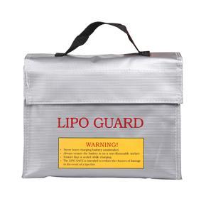 Handheld Fireproof Explosionproof Lipo bat-ery Safe Bag Portable Heat Resistant Pouch Sack for bat-ery Charge & Storage 240 * 180 * 65mm