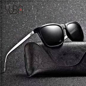 Unisex Retro Aluminum Men Polarized Lens Vintage Eyewear Accessories Women square sunglasses