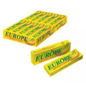 Europe chewing gum Banna Flavour 5box(5sticks per box)