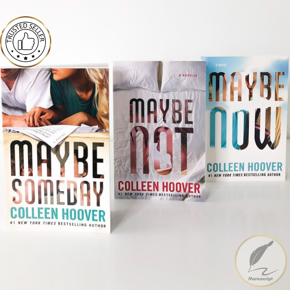 Colleen Hoover 3 Books Collection Set (Maybe Not,Maybe Now & Maybe Someday)