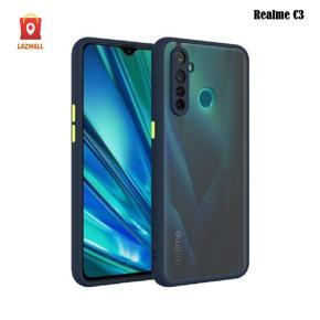 Realme C3 Luxurious Smoky Matte Shockproof Translucent Armour Case