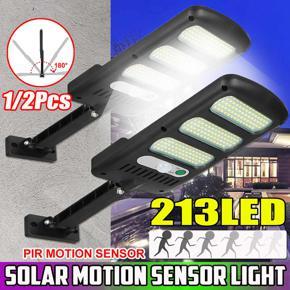 Solar Power Night Light Security 213 LED Solar Lamp PIR Motion Sensor Wall Lamp CDS Night Sensor Waterproof Path Garden Lighting