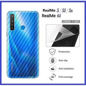 Carbon Fiber Back Film for Realme 5 / Realme 5i / Realme 5s / Realme 6i