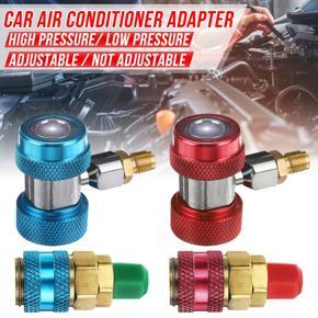 A/C R134A Car Conditioner Adapter Coupler Quick Connectors High/Low Pressure -