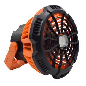 X10 Outdoor Portable Fan Three Speed Adjustable Rechargeable USB Camping Tent Fan with Led Light & Hanging Hook