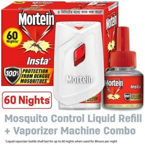 Mortein Mosquito Repellant Machine+Refill Combo Pack 45ml 100% Dengue Protection