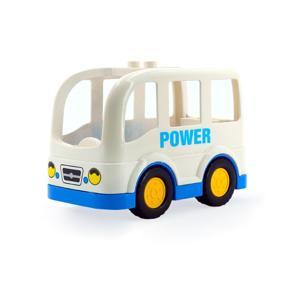 Large particle building blocks, children's cartoon cars, buses, airplanes, cars and other accessories