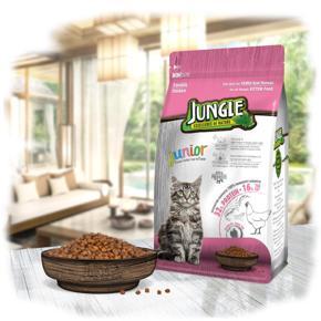 Jungle Junior Cat Food Chicken And Fish 500gm