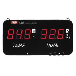 TASI Intelligent Temperature Humidity Meter with LED Digital Display Screen Wall-mounted Digital Thermometer Hygrometer Industrial Agricultural Household Thermo-hygrometer Indoor Outdoor Temperature G