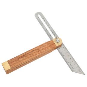 Himeng La T Bevel Sliding Angle Ruler 0 to 8in 360 Degree Adjustable High Accuracy Double Sided Scale Movable Gauge