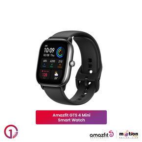 Amazfit GTS 4 Mini 5 ATM Water Proof,SPO2 Monitor, Stress Level Monitor Smart Watch Global Version With Smart Recognition & 120+ Sports Mode