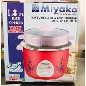 Miyako 1.8 LTR Double Pot Rice Cooker ASL-2180