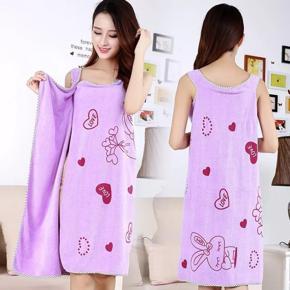 China Magic Bath Robes Ladies Soft Wearable Body Wrap Bath Towel for girls / Women.