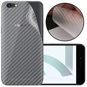 Carbon Fiber Sticker Back Poly Screen Protector For Oppo A71