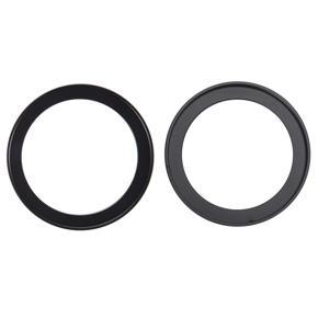 BRADOO- 2 x Replacement for Adapter Ring 49mm to 58mm/62mm-72mm Black for Camera