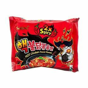 Samyang 2X Extra Spicy Hot Chicken Flavor Ramen Korean Spicy Noodle (140g each)