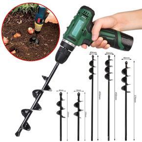 DASI Auger Drill Head Digging Hole Garden Bit Tool Digging Spiral Hole For Garden Yard Planting Farm Agricultural