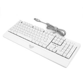 Professional AULA USB Gaming Keyboard 104 Keys LED Backlight for PC SI-890 - White