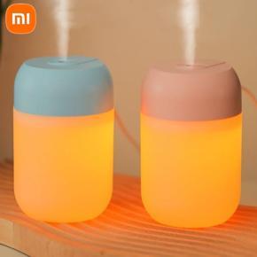 Xiaomi Air Humidifier USB Mute Car Purifier Portable Aroma Oil Diffuser Cool Mist Sprayer with Colorful Night Light for Home