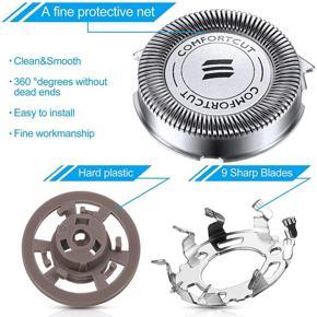 XHHDQES 3Pcs SH30/50/52 Shaver Replacement Heads for Philips Electric Shaver Series 1000, 2000, 3000, 5000 Blade Head