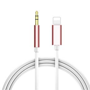 BRADOO For IPhone Aux Cord Aux Cord for Car Apple to 3.5mm Aux Cable for IPhone5 and Above Models and Ipad-Rose Gold