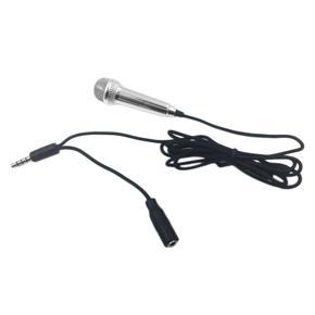 A Porle Aluminum Alloy Mini 3.5mm Wired Microphone for phone  PC Laptop Speech Sing Karaoke For IPhone