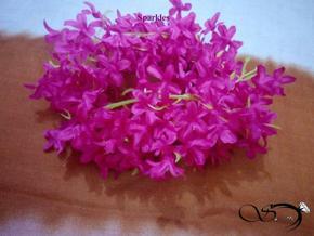 Artificial Flower Hair Gajra Purple Color -1pc