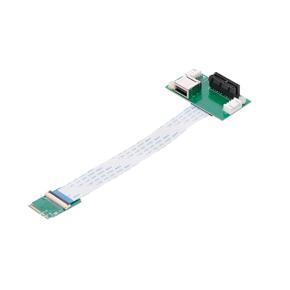 Mini PCI-E to PCI-E Extension Cord Adapter Card with Vertical Slot
