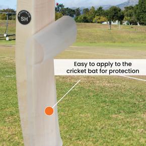 Premium Quality Cricket Bat Anti Scuff Sheet- Transparent and Clear Bat Sheet- Plain Bat Protection Sheet(Pack of 2)