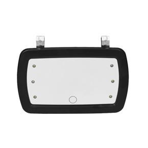 Car Sun Visor Mirror Makeup Sun-shading Cosmetic Mirror Vanity Mirror Automob-ile Make Up Mirror with Six LED Lights