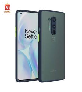 OnePlus 8 Pro Translucent Matte Cover (Shockproof And Anti-Drop Protection) Smoky Frosted Case