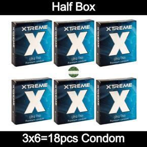 Xtreme Condom - Ultra Thin Half Box (6packs contains 18pcs Condom)