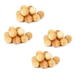 BRADOO 40X Natural Cedar Wood Moth Balls Lavender Camphor Repellent Wardrobe Clothes Drawer