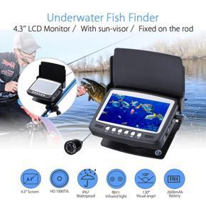 Underwater Fish Finder Video Camera 4.3 Inch Display with 15 meter Cable