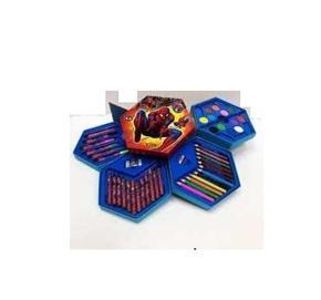 46-Piece Spiderman Drawing Art Set in Papercard Box for Kids
