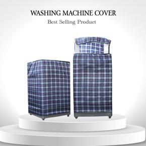 Universal 100% Waterproof Washing Machine Cover - Washing Machine Cover for Automatic Machines - Top Load Washing Machine Cover 7 kg to 16 kg - Top Loader Automatic / Semi Auto All Brands - Single , D