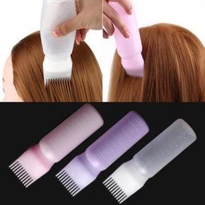 Hair Dyeing Treatment Oil Cream Shampoo Bottle Oil Coloring Dispensing Applicator Brush Tip Tool-120ml