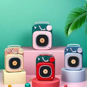 HM20 Mini Creative Cute Bluetooth 5.0 Speaker MP3 Radio Music Player, Support Call Function